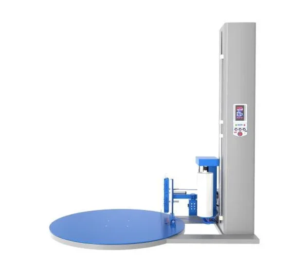 Паллетоупаковщик с автоматической обрезкой стрейч и моторизированной кареткой BPW-2000A